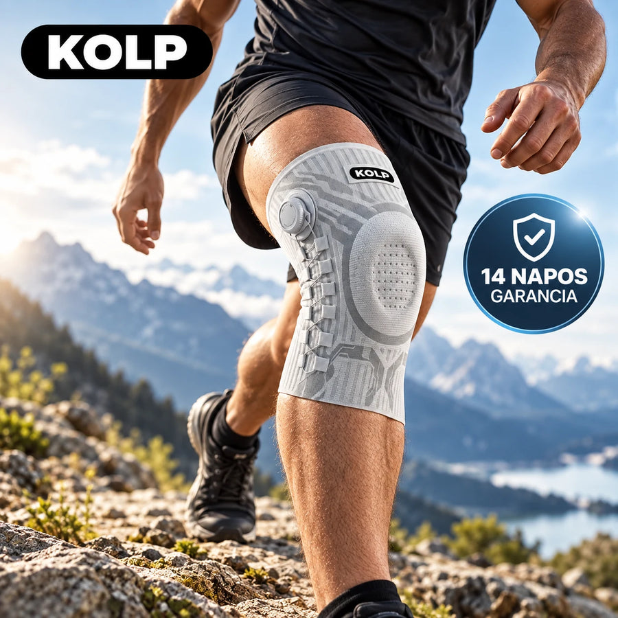 KOLP Flex térdrögzítő hegyi túrán – 14 napos garancia